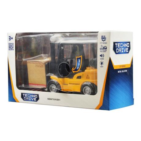 Автомодель TechnoDrive Погрузчик со светом и звуком 14 см (510224.270) - фото 11