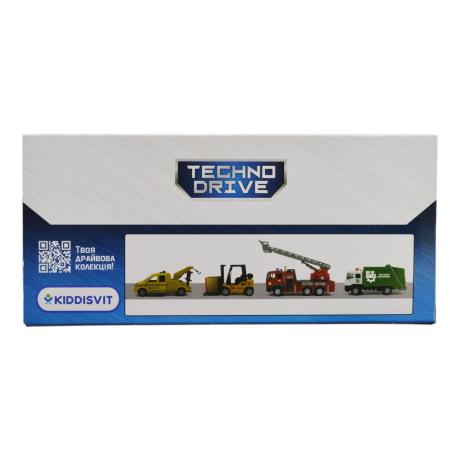 Автомодель TechnoDrive Мусоровоз со светом и звуком 16 см (510705.270) - фото 3
