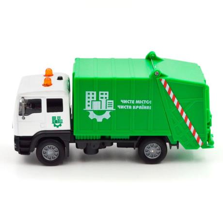 Автомодель TechnoDrive Мусоровоз со светом и звуком 16 см (510705.270) - фото 4