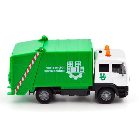 Автомодель TechnoDrive Мусоровоз со светом и звуком 16 см (510705.270) - фото 8
