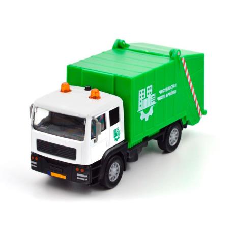 Автомодель TechnoDrive Мусоровоз со светом и звуком 16 см (510705.270) - фото 0