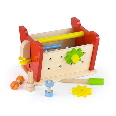 Деревянный игровой набор Viga Toys Верстак с инструментами (51621) - фото 2