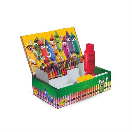 Набор восковых мелков Crayola Crayons с точилкой 120 цветов (52-6920) - фото 2