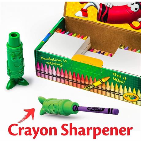 Набор восковых мелков Crayola Crayons с точилкой 120 цветов (52-6920) - фото 6