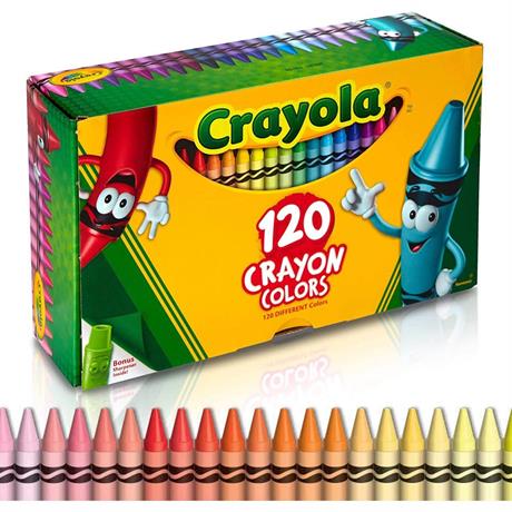 Набор восковых мелков Crayola Crayons с точилкой 120 цветов (52-6920) - фото 7