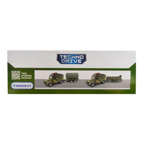 Игровой набор TechnoDrive Land Rover Defender Милитари с лодкой 27 см (520191.270) - фото 4