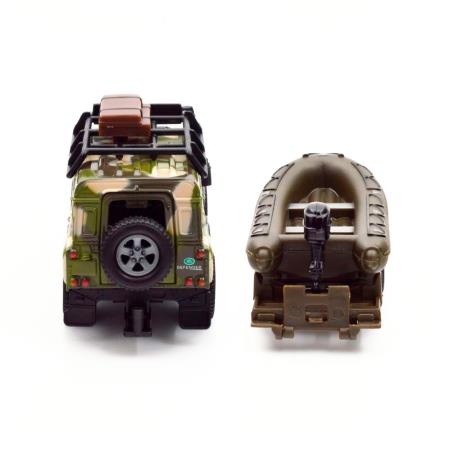 Игровой набор TechnoDrive Land Rover Defender Милитари с лодкой 27 см (520191.270) - фото 7
