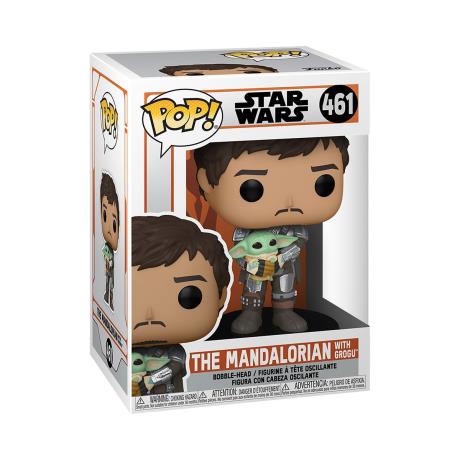 Фігурка Funko Pop! Зоряні війни Мандалорець із Малюком Ґроґу 10 см (54525) - фото 5