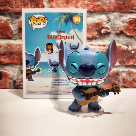 Фигурка Funko Pop! Лило и Стич Стич с укулеле 10 см (55615) - фото 3
