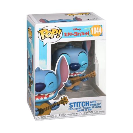 Фигурка Funko Pop! Лило и Стич Стич с укулеле 10 см (55615) - фото 4