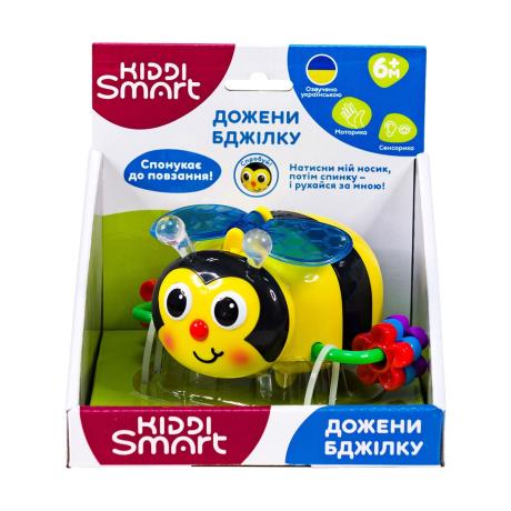Музыкальная игрушка Kiddi Smart Догони пчелку со светом и звуком на укр. языке (557822-43) - фото 7