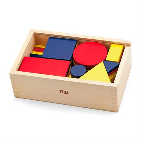 Навчальний набір Viga Toys Логічні блоки Дьєнеша (56164) - фото 2
