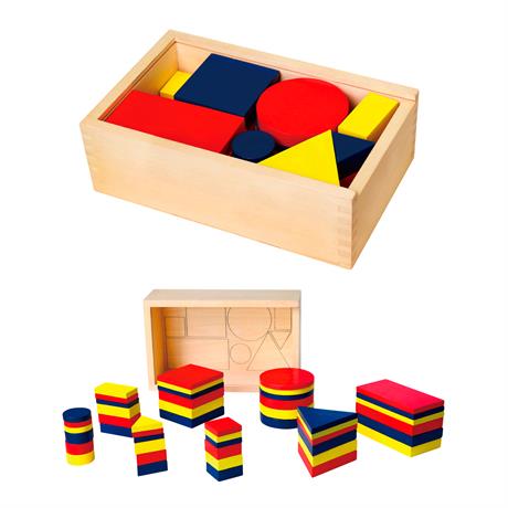 Навчальний набір Viga Toys Логічні блоки Дьєнеша (56164) - фото 0