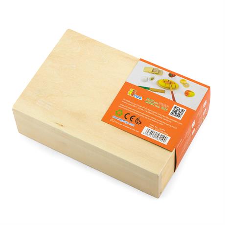 Игрушечные продукты Viga Toys Нарезанная еда из дерева (56219) - фото 2