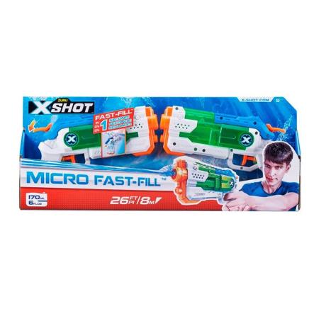 Набір водних бластерів X-Shot Fast Fill маленький 2 шт. (56244R) - фото 0