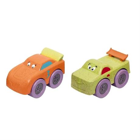 Набір машинок Roo Crew Гоночний пустун помаранчевий та зелений (58021-2) - фото 2