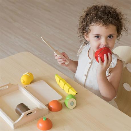 Іграшкові продукти Viga Toys Нарізані фрукти з дерева (58806) - фото 2