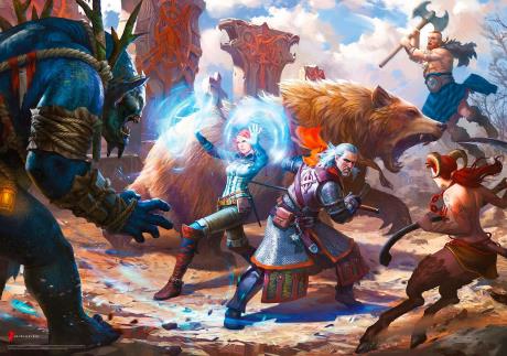 Пазл GoodLoot Witcher Geralt and Triss in Battle 1000 ел. (5908305233619) - фото 0