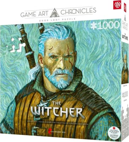 Пазл GoodLoot The Witcher Geralt of Rivia & Vincent van Gogh 1000 ел. (5908305247548) - фото 0
