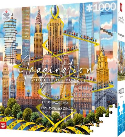 Пазл GoodLoot Imagination Титус Бжозовський Нью-Йорк 1000 ел. (5908305247999) - фото 0
