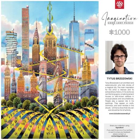 Пазл GoodLoot Imagination Титус Бжозовський Нью-Йорк 1000 ел. (5908305247999) - фото 0
