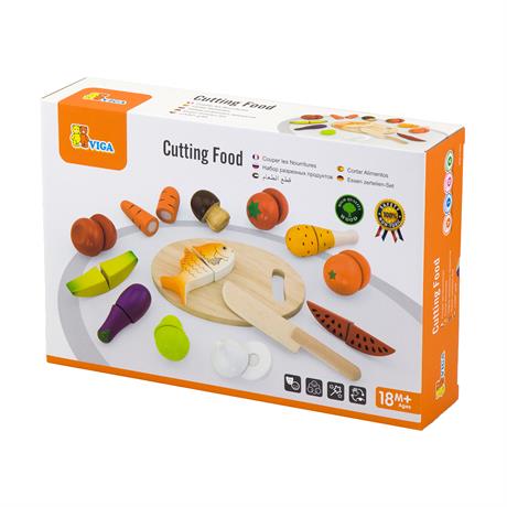 Іграшкові продукти Viga Toys Нарізана їжа з дерева (59560) - фото 1