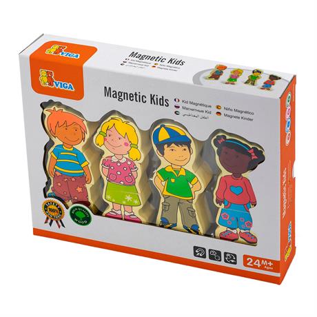 Набір магнітних фігурок Viga Toys Діти (59699VG) - фото 1