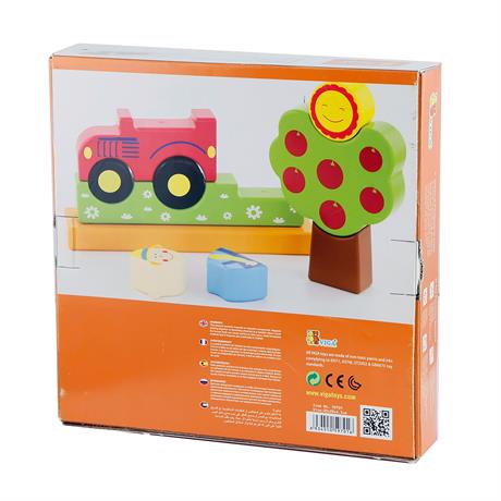 Магнітна дерев'яна іграшка Viga Toys Ферма (59701) - фото 2