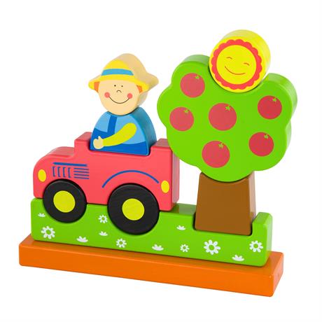 Магнітна дерев'яна іграшка Viga Toys Ферма (59701) - фото 0