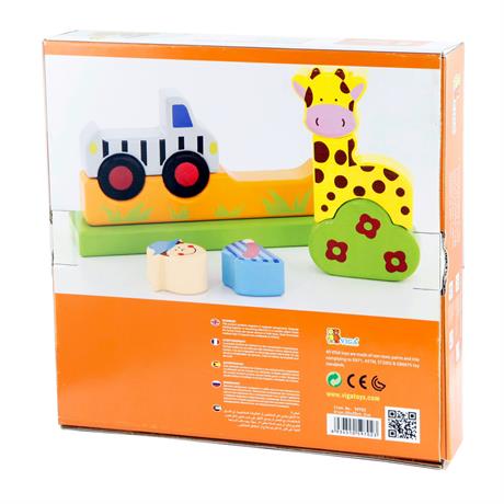 Магнітна дерев'яна іграшка Viga Toys Зоопарк (59702) - фото 2