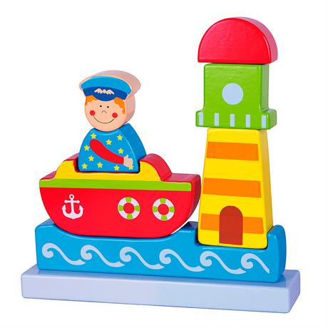 Магнитная деревянная игрушка Viga Toys Море (59704) - фото 0