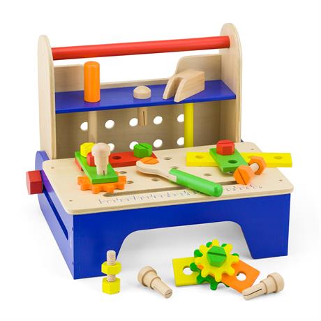 Деревянный игровой набор Viga Toys Ящик с инструментами (59869) - фото 0