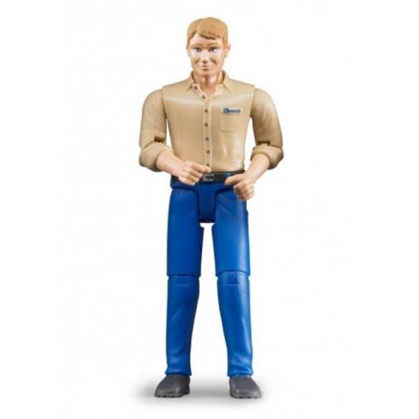 Фигурка Bruder Человек в голубых джинсах 11 см (60006) - фото 0