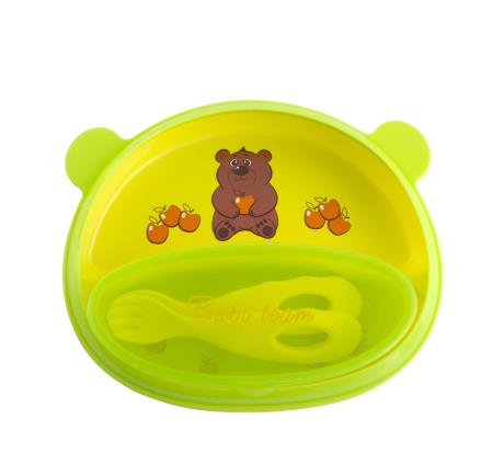 Набор посуды для кормления Baby Team 4 предмета (6020) - фото 1