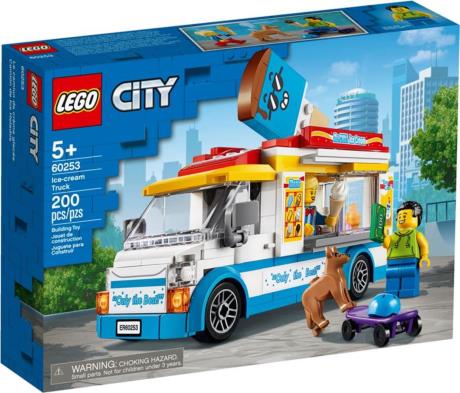 Конструктор LEGO City Great Vehicles Фургон із морозивом 200 деталей (60253) - фото 0