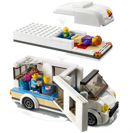 Конструктор LEGO City Great Vehicles Отпуск в доме на колёсах 190 деталей (60283) - фото 8