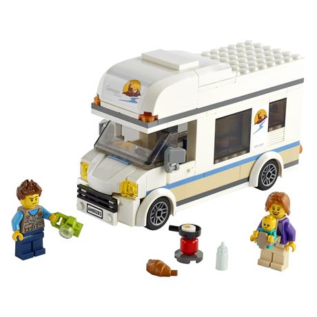 Конструктор LEGO City Great Vehicles Отпуск в доме на колёсах 190 деталей (60283) - фото 0