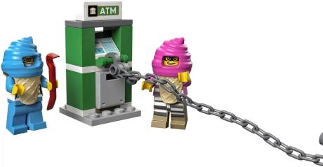 Конструктор LEGO City  Police Поліцейське переслідування фургона з морозивом 317 деталей (60314) - фото 0