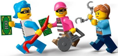 Конструктор LEGO City  Police Поліцейське переслідування фургона з морозивом 317 деталей (60314) - фото 0