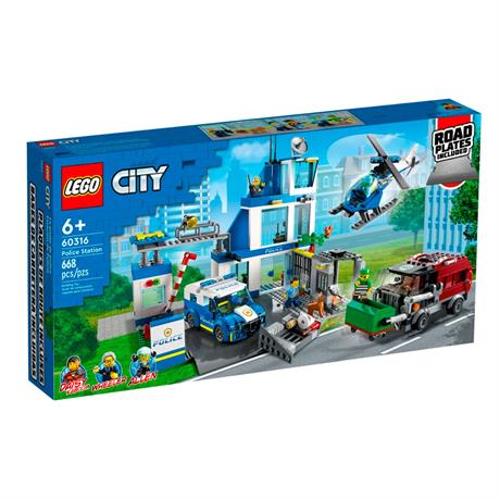 Конструктор LEGO City Police Полицейский участок 668 деталей (60316) - фото 9