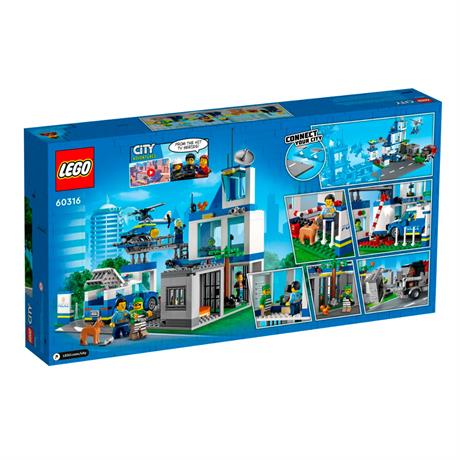 Конструктор LEGO City Police Полицейский участок 668 деталей (60316) - фото 10