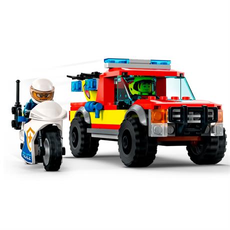 Конструктор LEGO City Пожарная бригада и полицейская погоня 295 деталей (60319) - фото 3