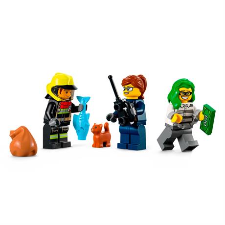 Конструктор LEGO City Пожарная бригада и полицейская погоня 295 деталей (60319) - фото 5