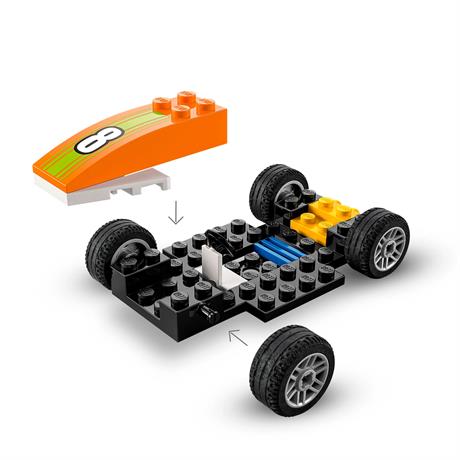 Конструктор LEGO City Great Vehicles Гоночний автомобиль 46 деталей (60322) - фото 4