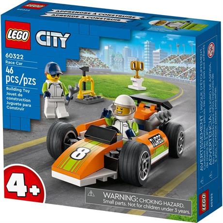 Конструктор LEGO City Great Vehicles Гоночний автомобиль 46 деталей (60322) - фото 7