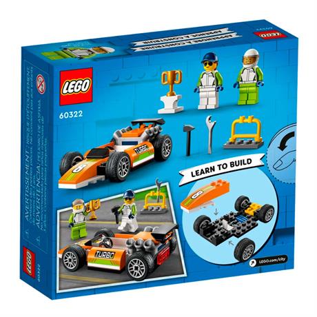 Конструктор LEGO City Great Vehicles Гоночний автомобіль 46 деталей (60322) - фото 8