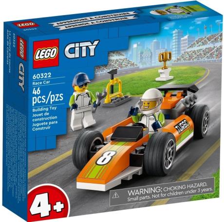 Конструктор LEGO City Great Vehicles Гоночний автомобіль 46 деталей (60322) - фото 0
