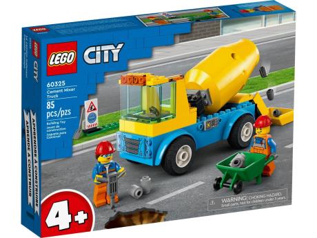 Конструктор LEGO City Great Vehicles Бетоновоз 85 деталей (60325) - фото 0