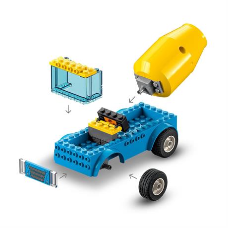 Конструктор LEGO City Great Vehicles Бетоновоз 85 деталей (60325) - фото 4