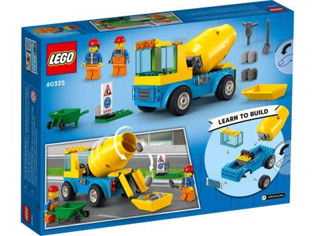 Конструктор LEGO City Great Vehicles Бетоновоз 85 деталей (60325) - фото 0